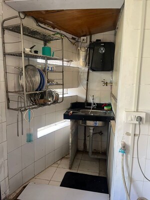 Kitchen in 2 BHK Apartment at Hiranandani Gardens Lotus, Powai – for Rent