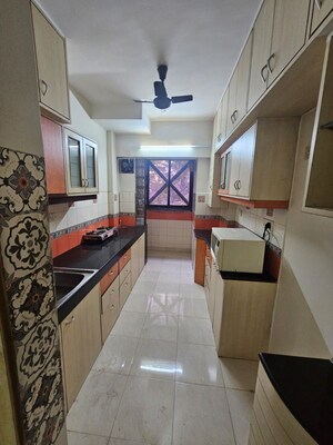 Kitchen in 2 BHK Apartment at Hiranandani Gardens Lotus, Powai – for Rent