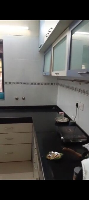 Kitchen in 1 BHK Apartment at Juhu Scheme, Juhu – for Rent