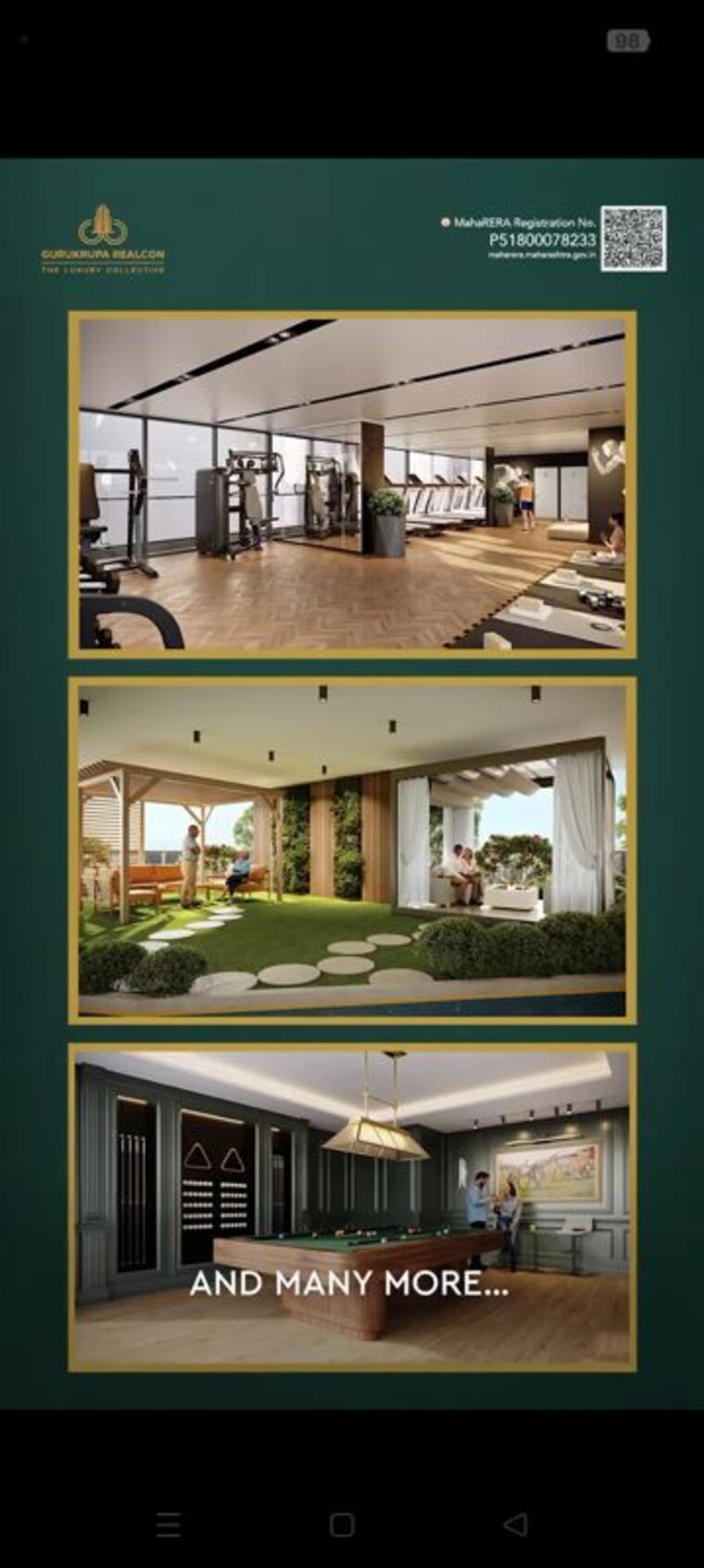 Gym, gurukrupa-the-marque 2 Bedroom 797 Sq.Ft. Apartment In Bandra West Mumbai 10290947