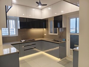 Kitchen in 3 BHK Apartment at Aparna Zenon, Puppalaguda – for Rent
