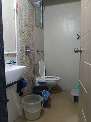 Bathroom in 1 BHK Apartment at Ganraj Heights Wadgaon Sheri, Wadgaon Sheri – for Rent