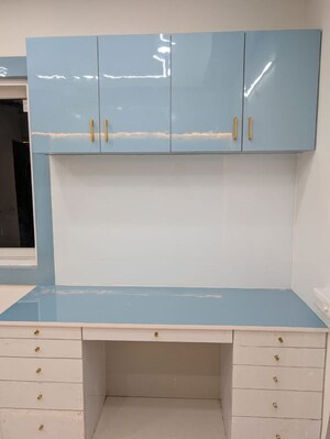 Kitchen in 3 BHK Apartment at Rajapushpa Provincia, Narsingi – for Rent