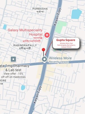  Warehouse – Map Location View at Barrackpore - for Rent