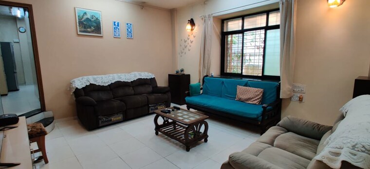 Living Room, karan-palms 3 Bedroom 1465 Sq.Ft. Apartment In Warje Pune 10291215