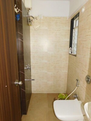 Bathroom in 1 BHK Apartment at Lotus Residency Goregaon West, Goregaon West – for Rent