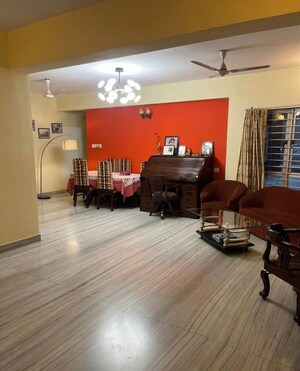 Living Room in 4 BHK Apartment at Kankurgachi – for Sale