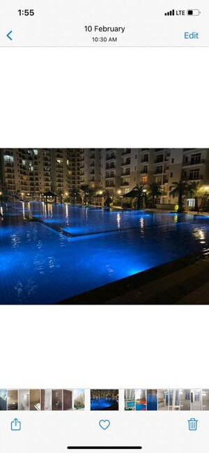 Swimming Pool in 3 BHK Apartment at Omaxe The Palace, Gomti Nagar – for Rent