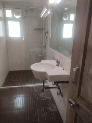 Bathroom in 3 BHK Apartment at Vasant Kunj – for Rent