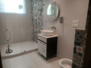 Bathroom in 3 BHK Apartment at Vasant Kunj – for Rent