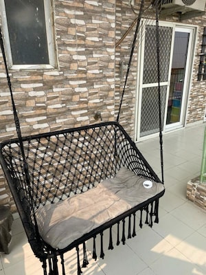 Balcony in 3.5 BHK Apartment at Ajnara Grand Heritage, Sector 74 – for Rent