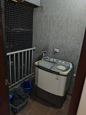 Bathroom in 3 BHK Apartment at Paranjape Blue Ridge, Hinjewadi – for Rent