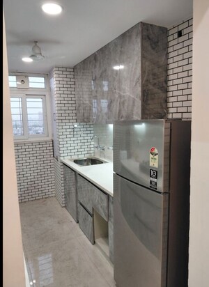 Kitchen in 2.5 BHK Apartment at Aditya Mega City, Vaibhav Khand – for Rent