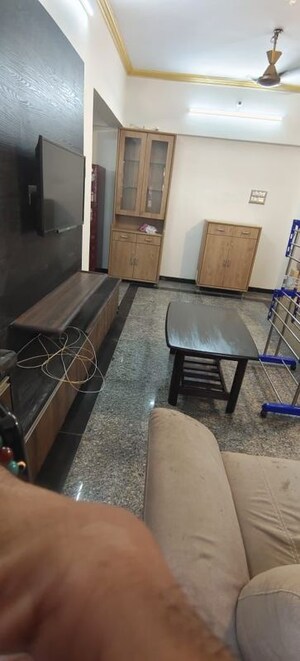 Living Room in 1 BHK Apartment at Vrindavan CHS, Mahim – for Sale