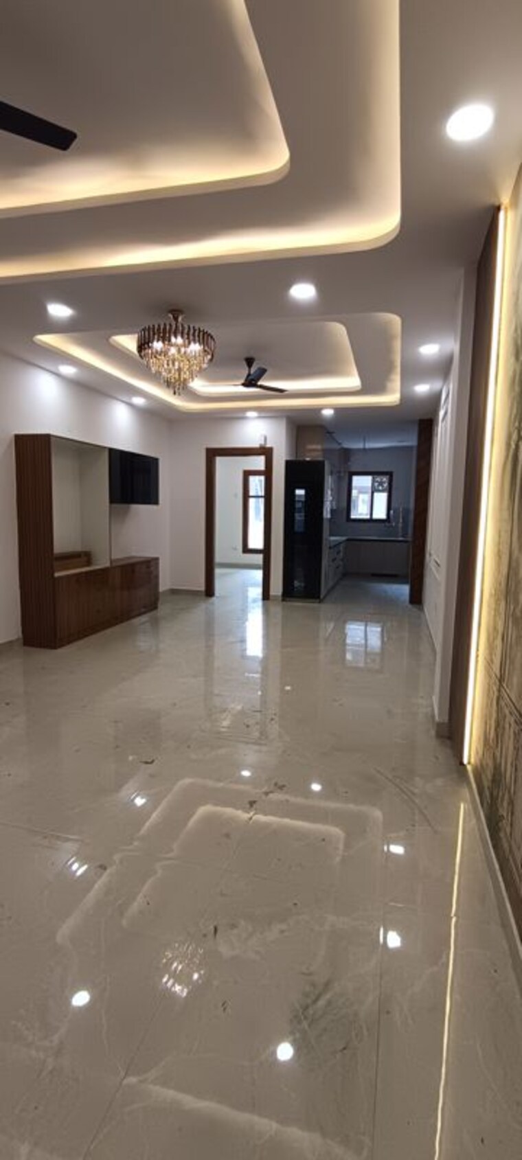 Living Room, fidato-honour-homes 3 Bedroom 180 Sq.Yd. Builder Floor In Sector 89 Faridabad 10291406