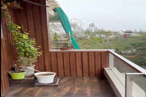 Balcony in 3 BHK Builder Floor at Aravali Vihar – for Sale