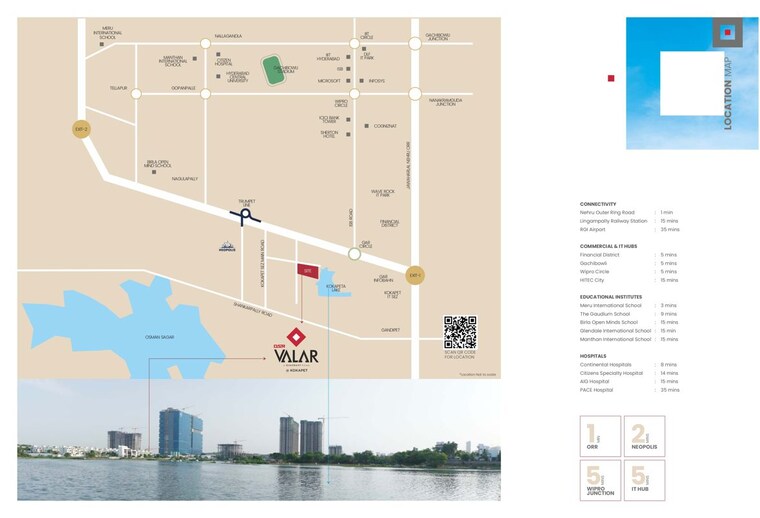Floor Plan, dsr-valar 3 Bedroom 3242 Sq.Ft. Apartment In Kokapet Hyderabad 10291216