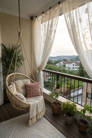 Balcony in 2 BHK Villa at Bidadi – for Sale