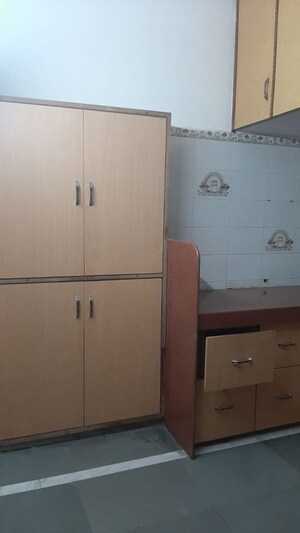 Kitchen in 1 BHK Villa at Prahlad Nagar – for Rent