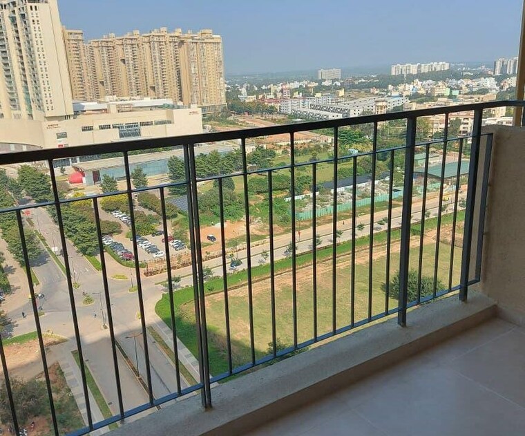 Balcony, bhartiya-nikoo-homes-phase-2 2 Bedroom 1106 Sq.Ft. Apartment In Thanisandra Main Road Bangalore 10291534