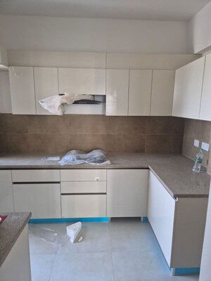 Kitchen in 3 BHK Apartment at Godrej Meridien, Sector 106 – for Rent