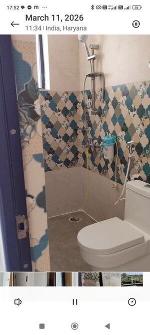 Attached Bathroom in 1 BHK Apartment at Arete India Our Homes 3, Sohna Sector 6 – for Sale