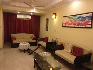 Living Room in 3 BHK Apartment at Sector 10 Dwarka – for Rent