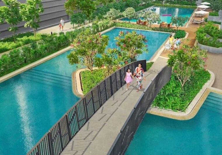 Swimming Pool, lodha-parkside 3 Bedroom 1092 Sq.Ft. Apartment In Worli Mumbai 10291670