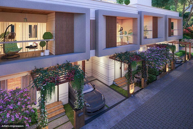 Balcony, marunji 3 Bedroom 1600 Sq.Ft. Villa In Marunji Pune 9742514