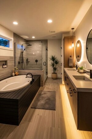 Bathroom in 2 BHK Villa at Bidadi – for Sale