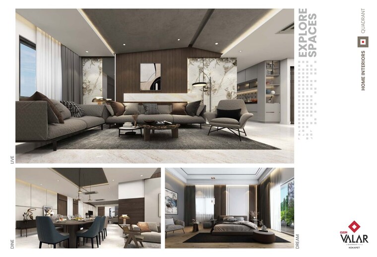 Kitchen, dsr-valar 4 Bedroom 4090 Sq.Ft. Apartment In Kokapet Hyderabad 10291523