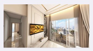 Tv Room in 2 BHK Apartment at Navkarmik Shiv Jaya, Borivali East – for Sale