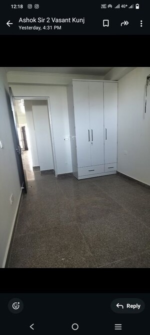 Room in 3 BHK Builder Floor at Vasant Kunj – for Rent