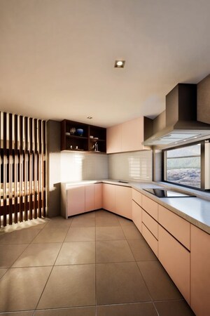 Kitchen in 3 BHK Villa at Kainchi Dham – for Sale