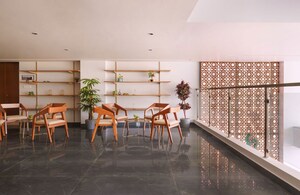 Balcony in 3 BHK Apartment at Puravankara Purva Atmosphere, Thanisandra Main Road – for Rent