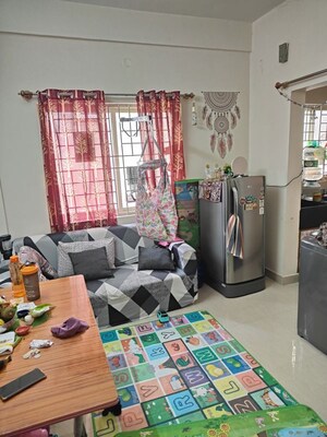 Living Room in 1 BHK Builder Floor at Kaggadasapura – for Rent