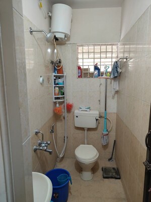 Bathroom in 1 BHK Builder Floor at Kaggadasapura – for Rent