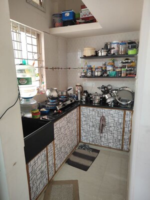 Kitchen in 1 BHK Builder Floor at Kaggadasapura – for Rent