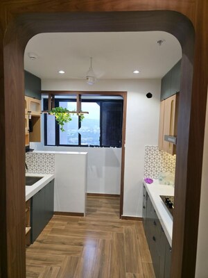 Kitchen in 3 BHK Apartment at Dosti Eastern Bay, Wadala – for Rent