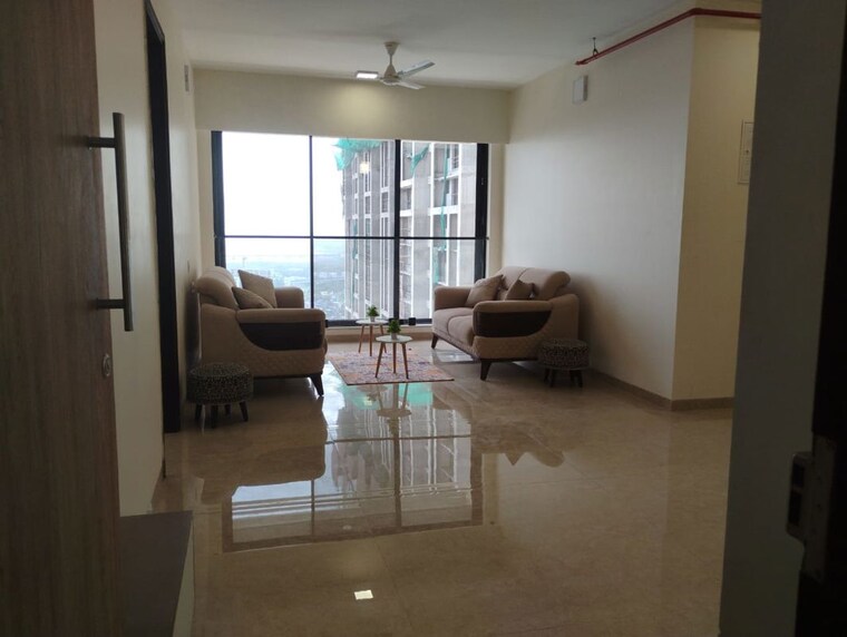 Living Room, dosti-eastern-bay-phase-3 3.5 Bedroom 1155 Sq.Ft. Apartment In Wadala Mumbai 10291879
