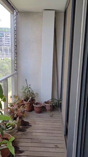 Balcony in 3 BHK Apartment at Lodha New Cuffe Parade, Wadala – for Rent