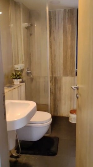 Bathroom in 3 BHK Apartment at Lodha New Cuffe Parade, Wadala – for Rent