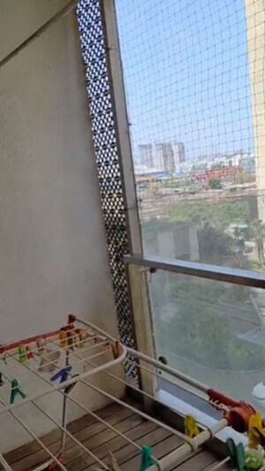 Balcony in 3 BHK Apartment at Lodha New Cuffe Parade, Wadala – for Rent