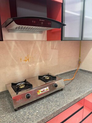 Kitchen in 1 BHK Apartment at Blumen Apartments, Vikhroli West – for Rent