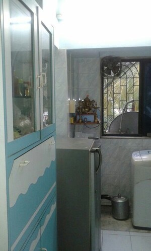 Kitchen in 1.5 BHK Apartment at Saket Complex, Kalwa – for Sale