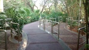 Balcony in 2 BHK Apartment at Anmol Tower, Goregaon West – for Rent