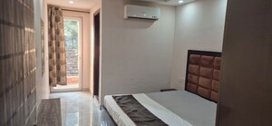 Bedroom in 1 BHK Builder Floor at Mohit House, Sushant Lok I – for Rent