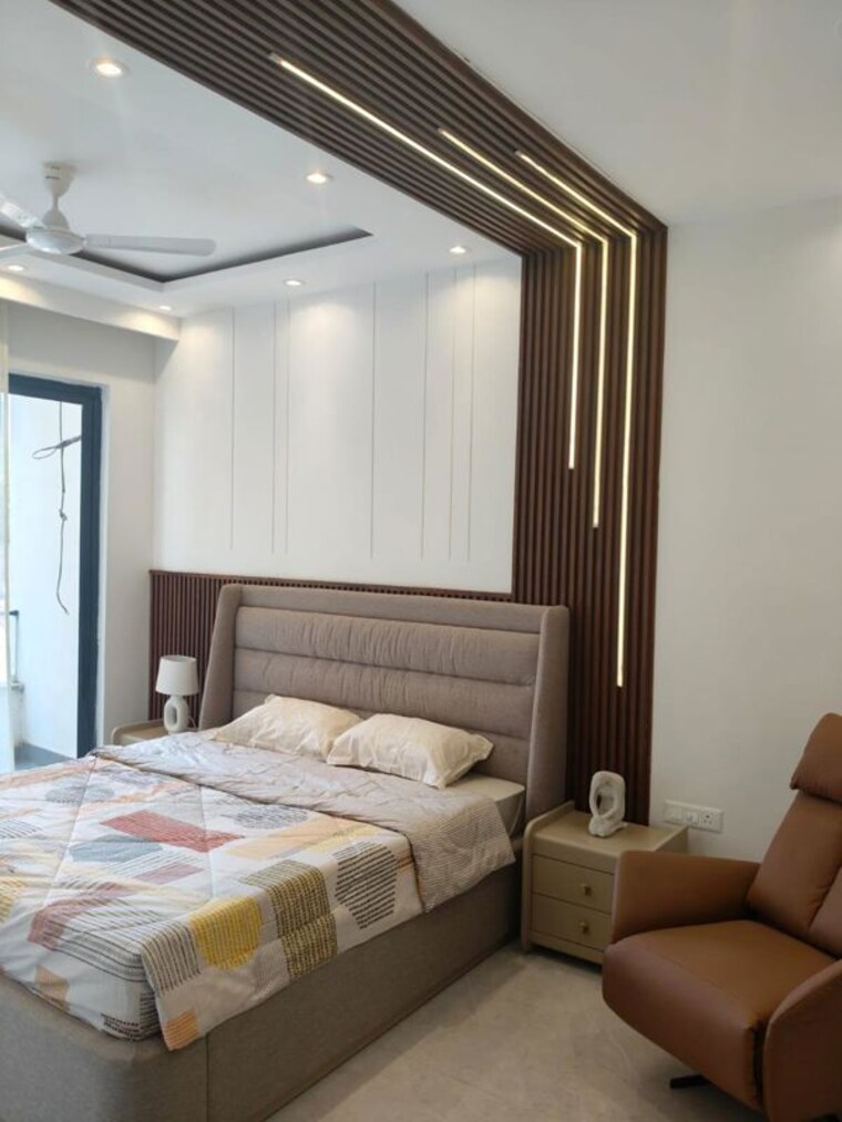 Bedroom, bptp-green-oaks 3 Bedroom 1650 Sq.Ft. Builder Floor In Sector 70a Gurgaon 10292066