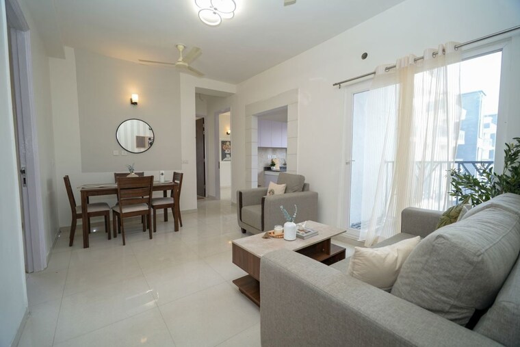 Living Room, unitech-horizon 3 Bedroom 1693 Sq.Ft. Apartment In Pi Greater Noida Greater Noida 10292091