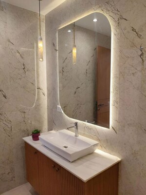 Bathroom in 4 BHK Builder Floor at Unitech Deerwood Chase, Nirvana Country – for Sale